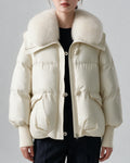 Coco Belle Cream Fur Puffer Jacket